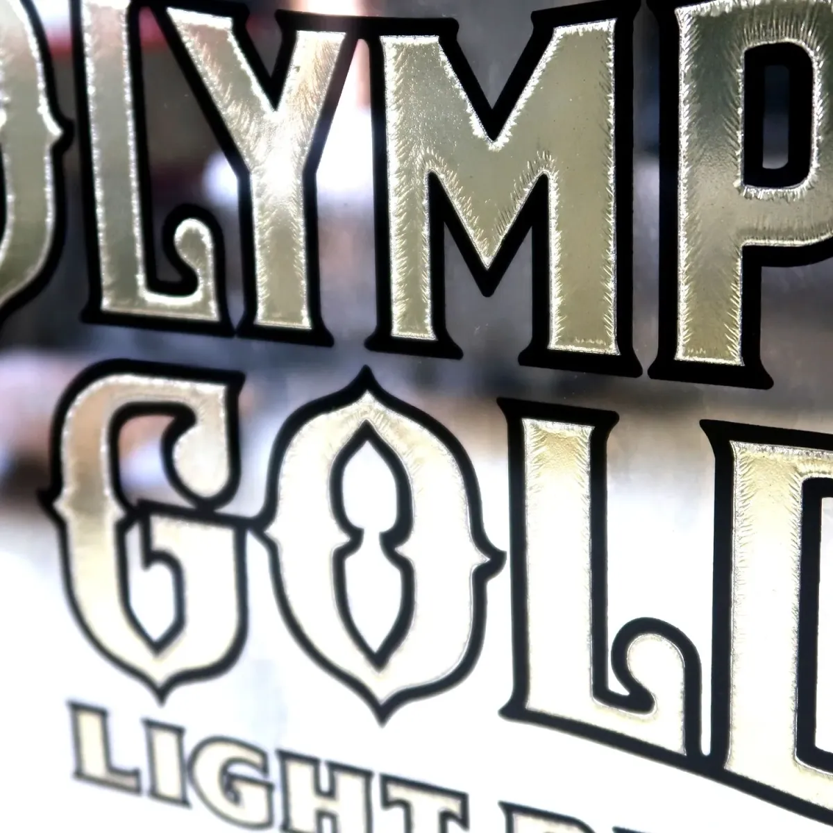 OLYMPIA GOLD ビンテージ パブミラー