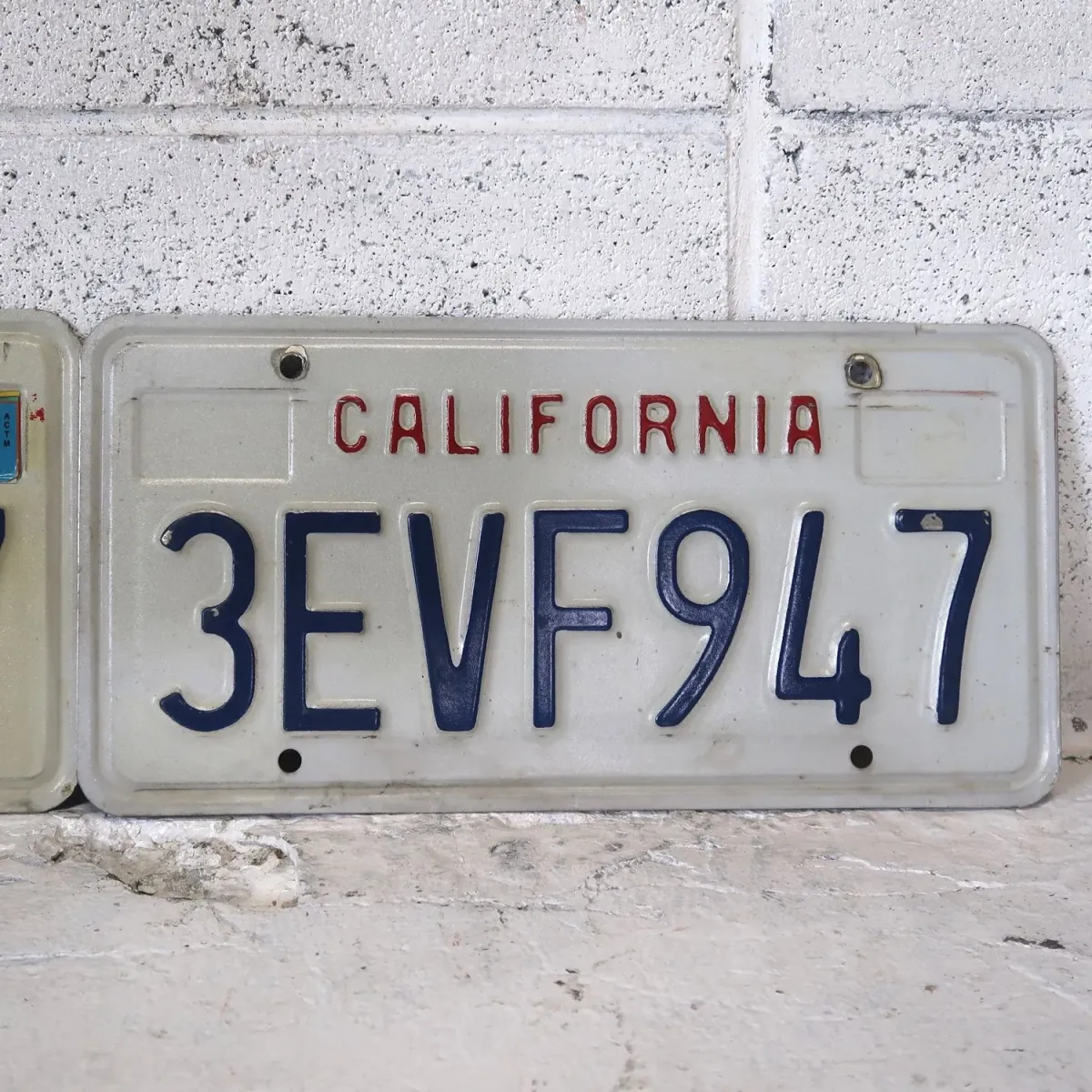 CALIFORNIA ビンテージ ナンバープレート ペア