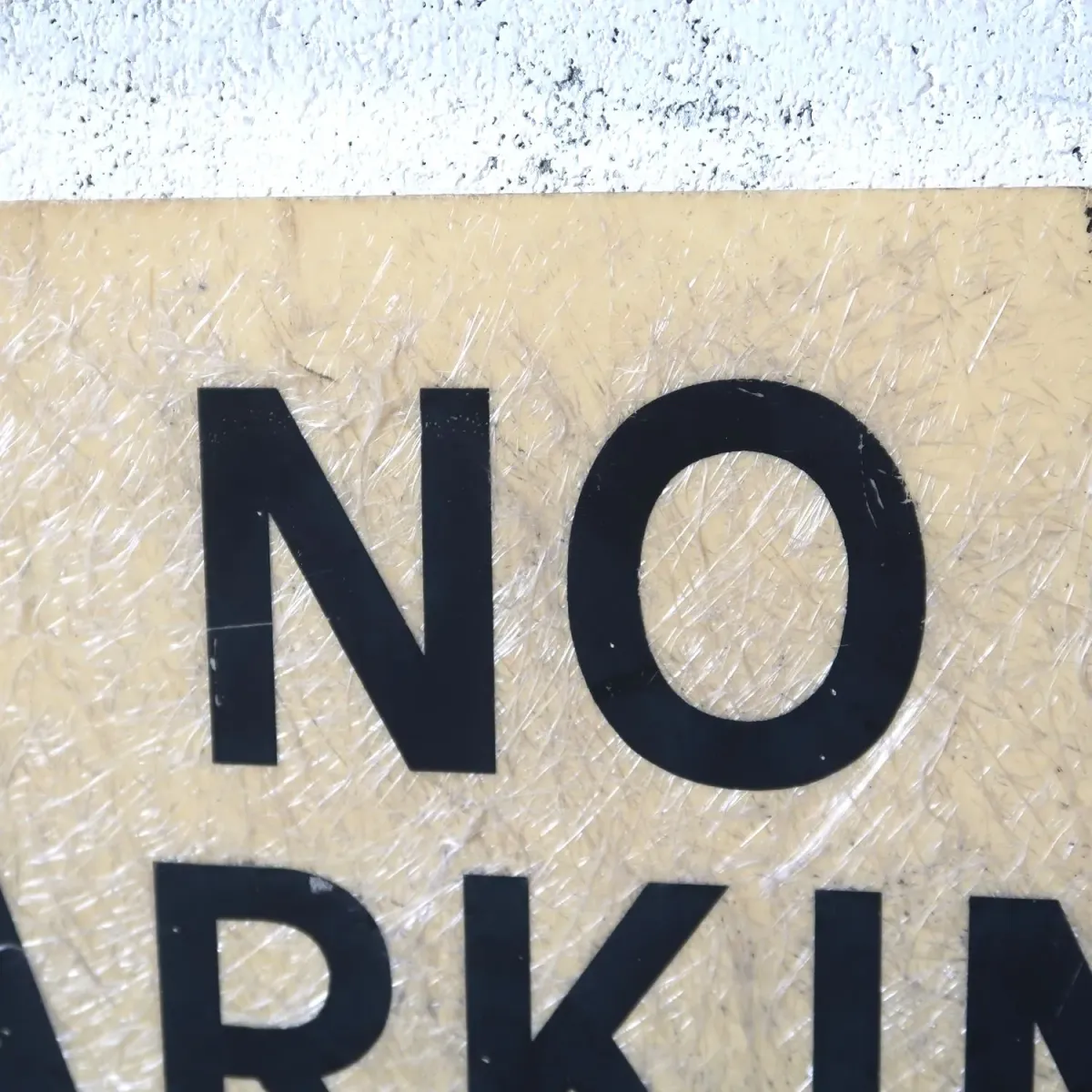 NO PARKING ロードサイン ファイバー製