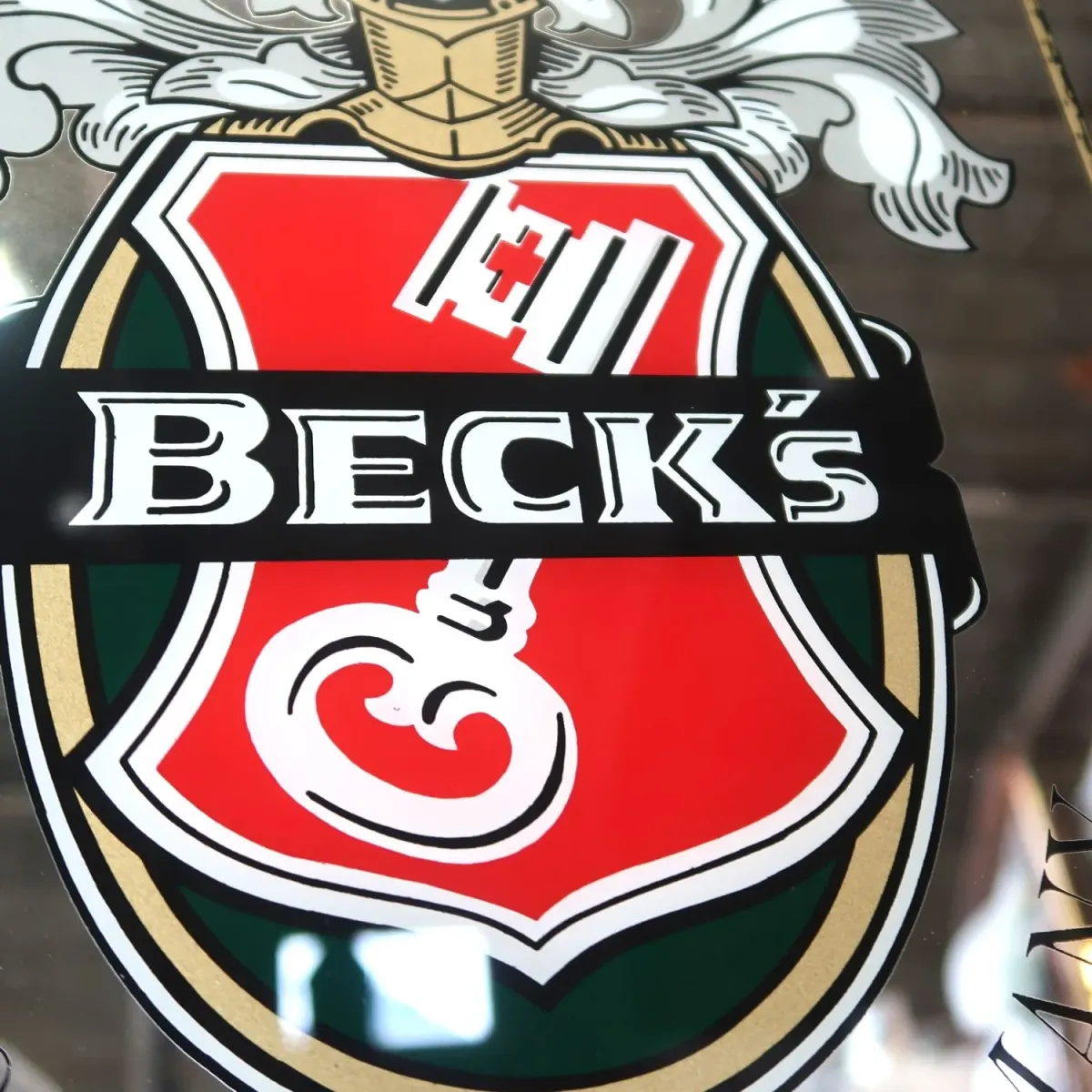 BECK'S ビンテージ パブミラー