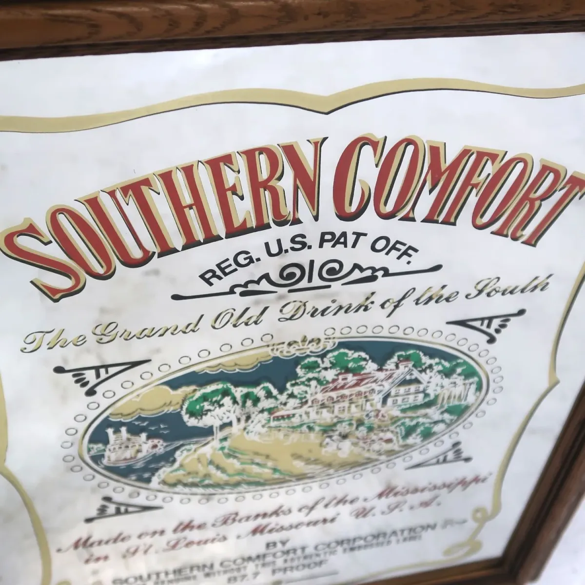 SOUTHERN COMFORT ビンテージ パブミラー