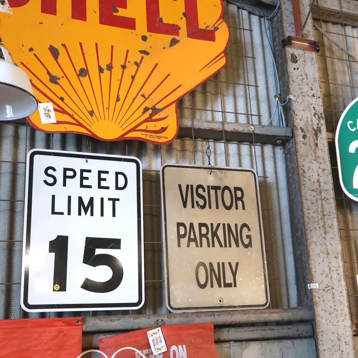 VISITOR PARKING ONLY ビンテージ ロードサイン