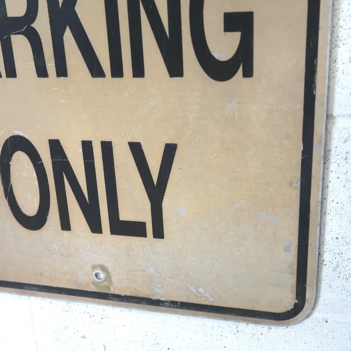 VISITOR PARKING ONLY ビンテージ ロードサイン