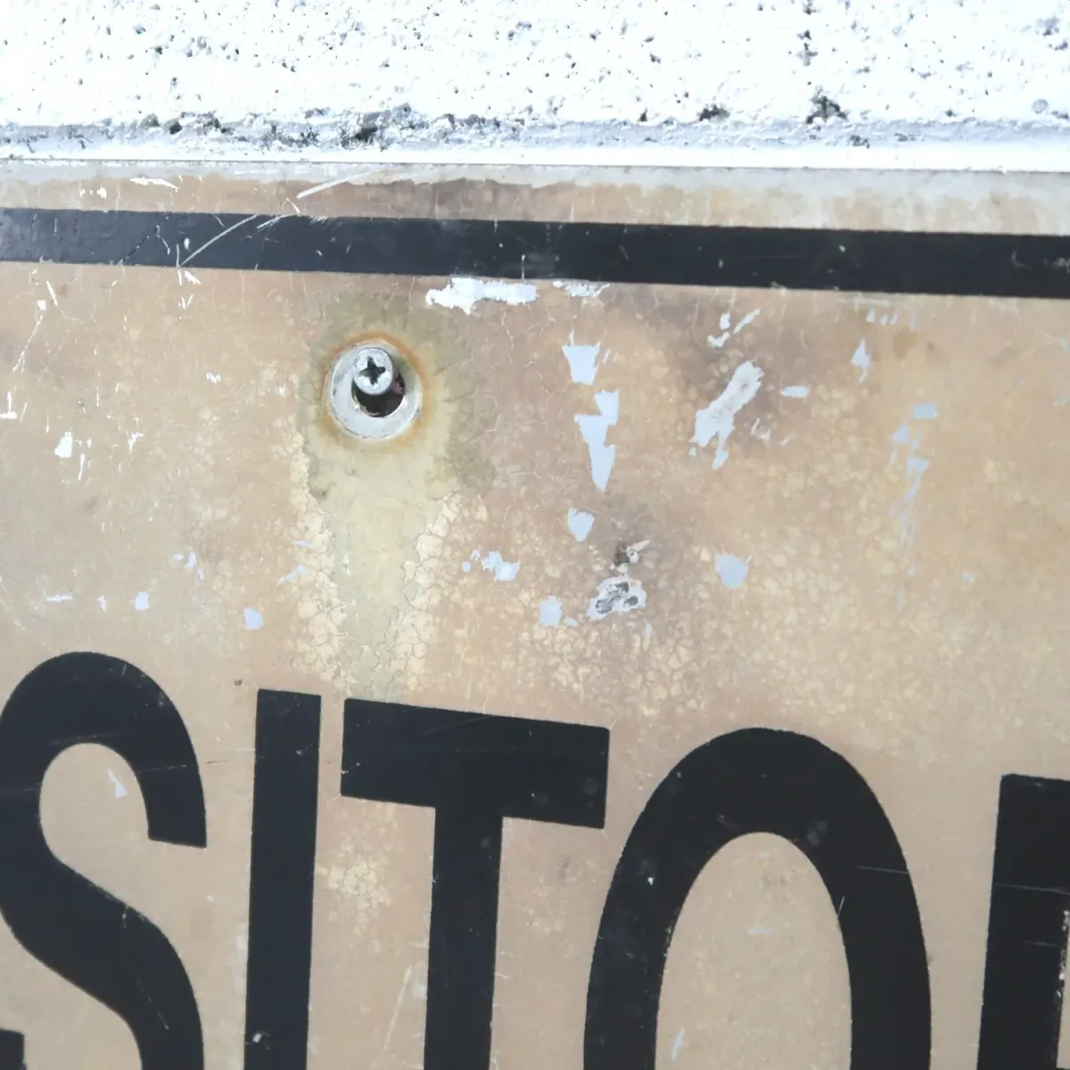 VISITOR PARKING ONLY ビンテージ ロードサイン