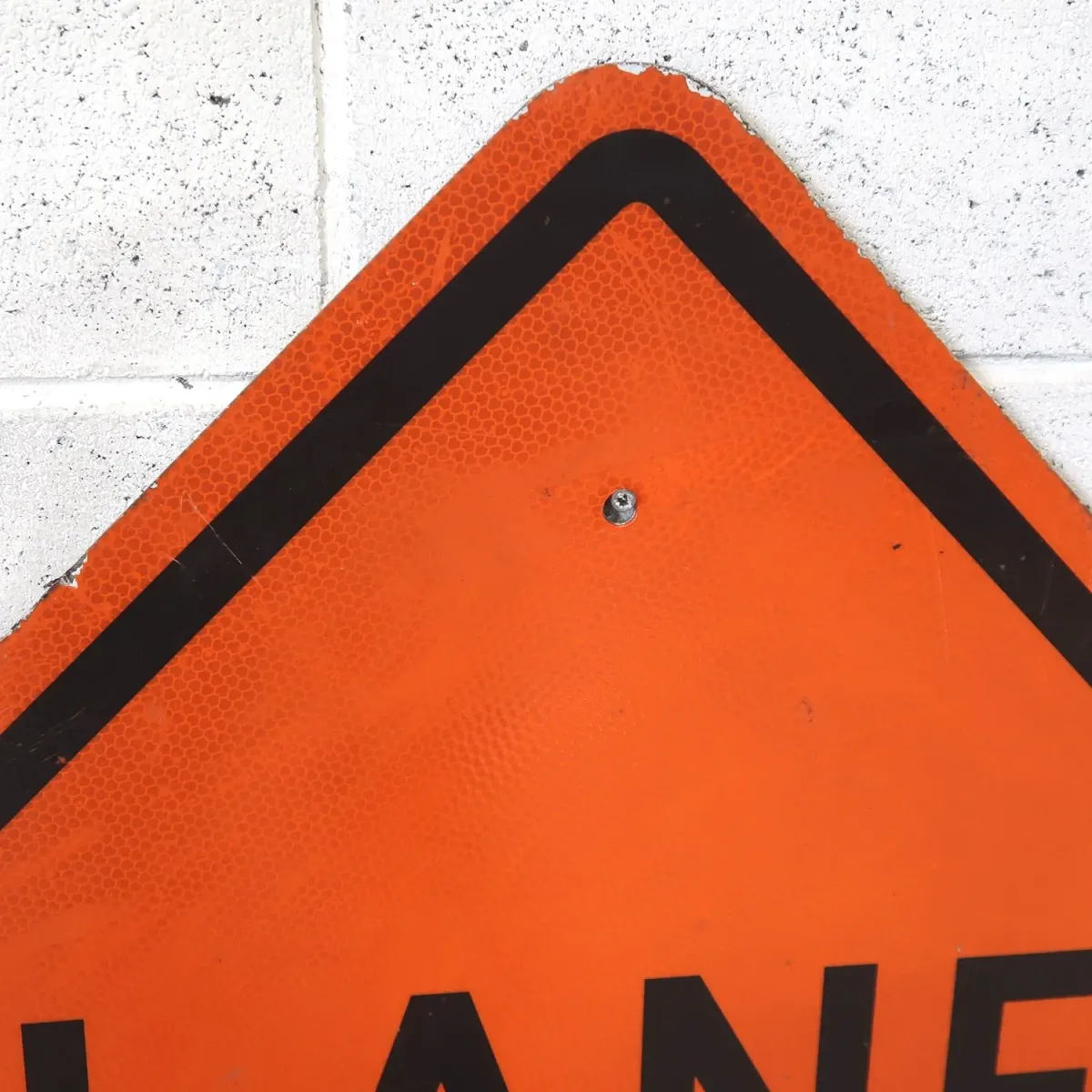 LANE CLOSED ビンテージ 大型ロードサイン
