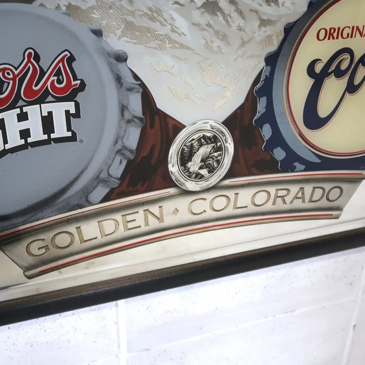 Coors×Coors LIGHT パブミラー