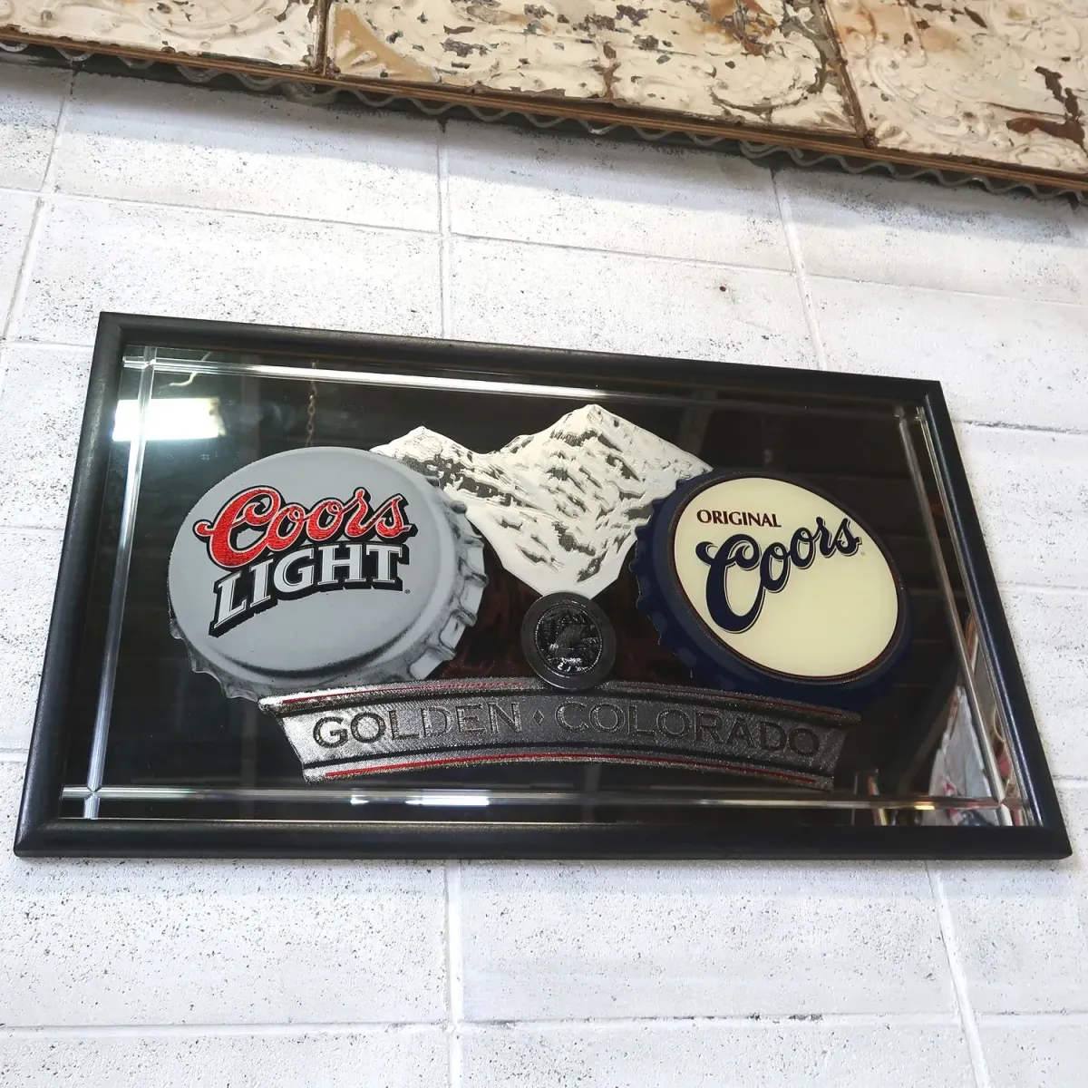 Coors×Coors LIGHT パブミラー