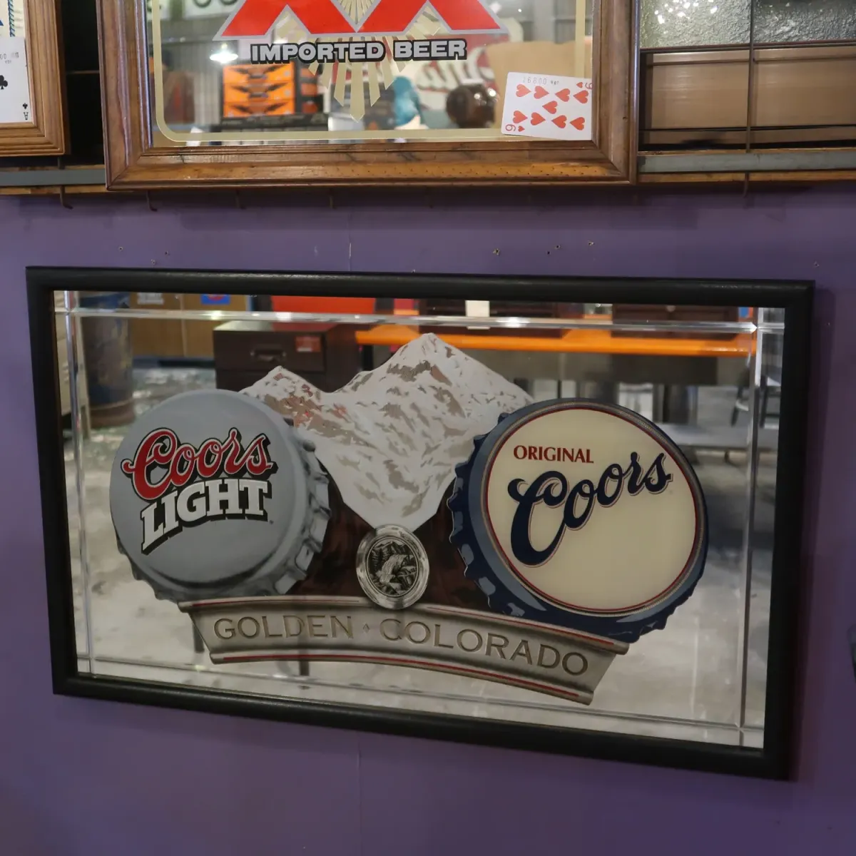 Coors×Coors LIGHT パブミラー