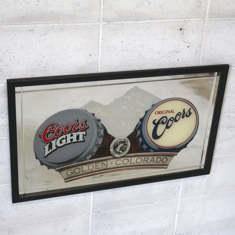 Coors×Coors LIGHT パブミラー