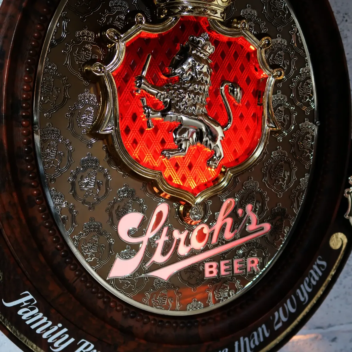 Stroh's BEER ビンテージ ライトサイン