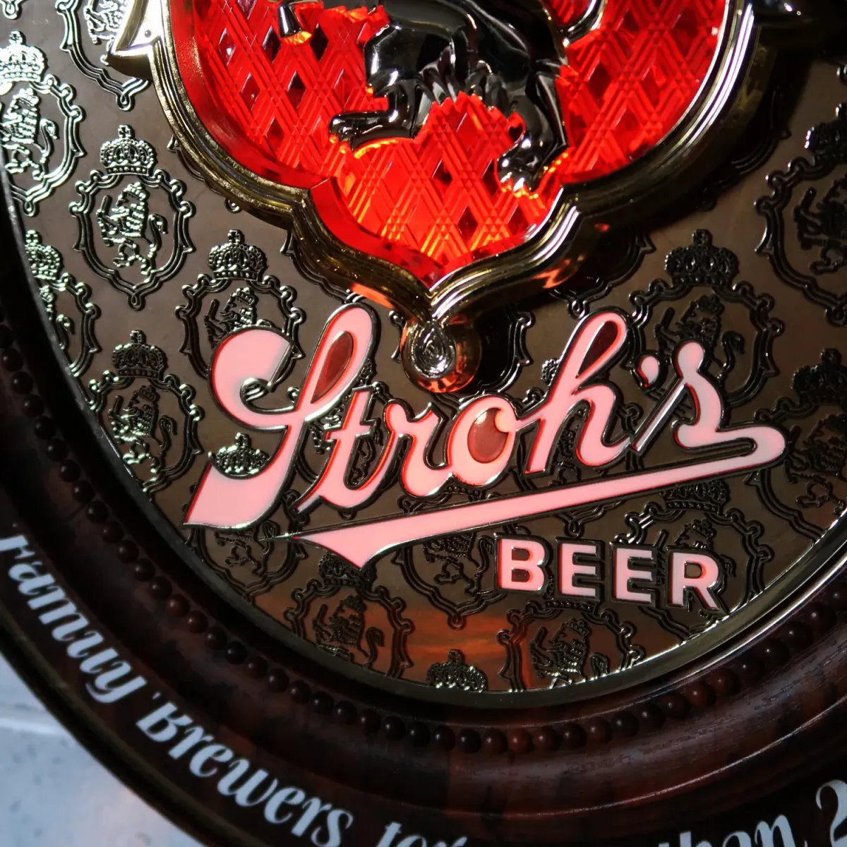 Stroh's BEER ビンテージ ライトサイン