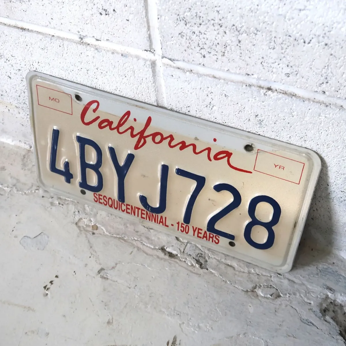 CALIFORNIA USED ナンバープレート ペア