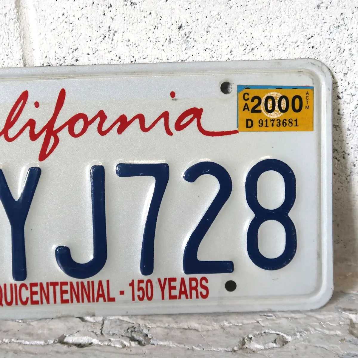 CALIFORNIA USED ナンバープレート ペア