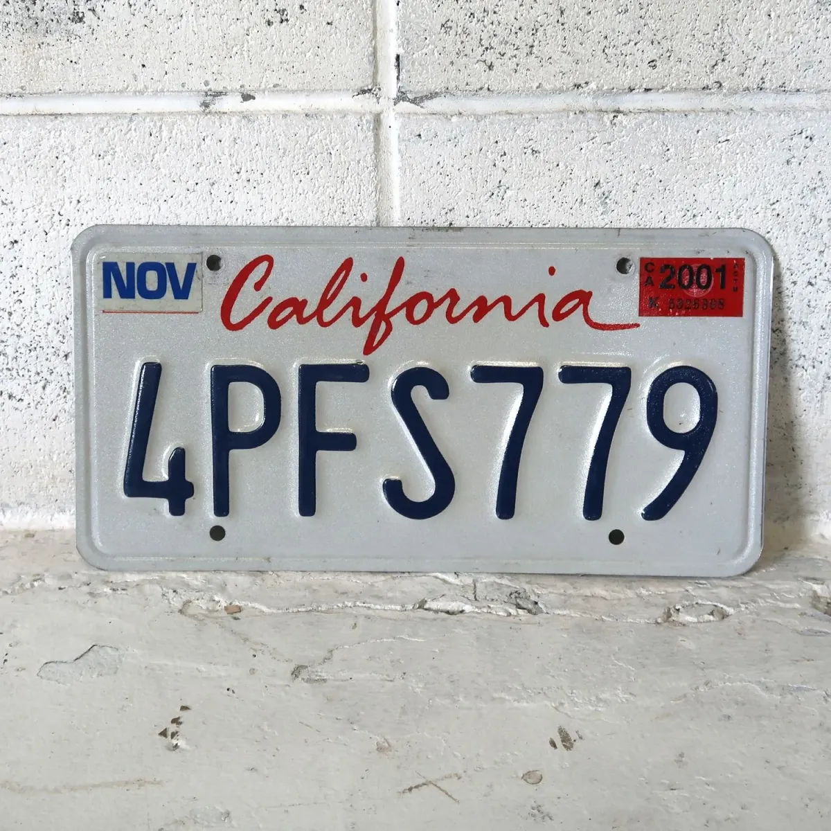 CALIFORNIA USED ナンバープレート ペア