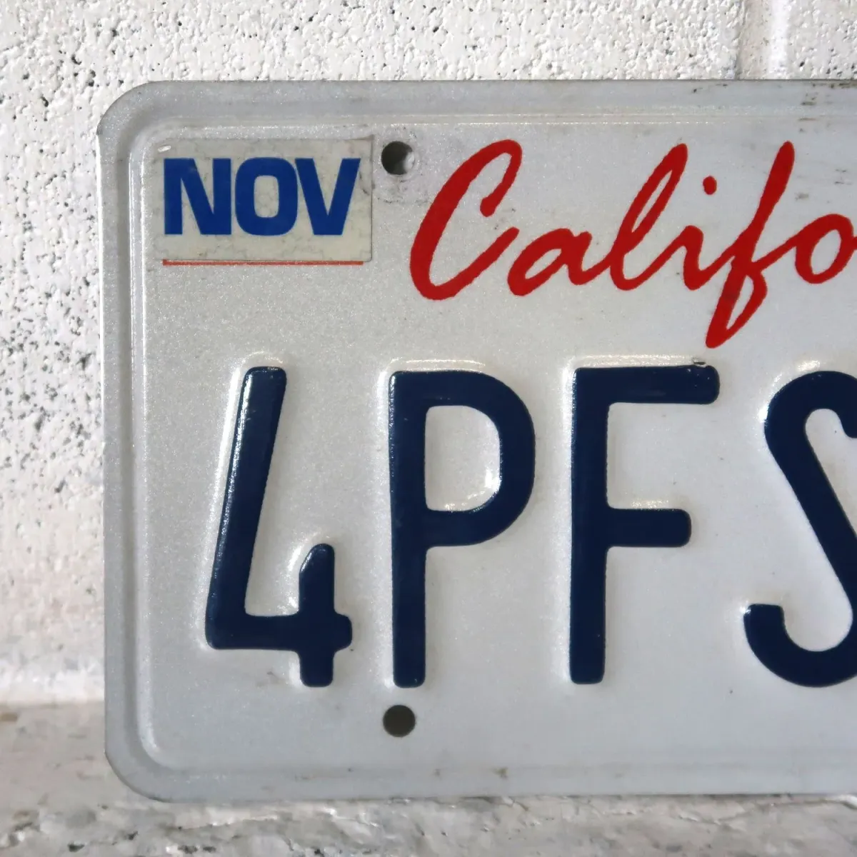 CALIFORNIA USED ナンバープレート ペア