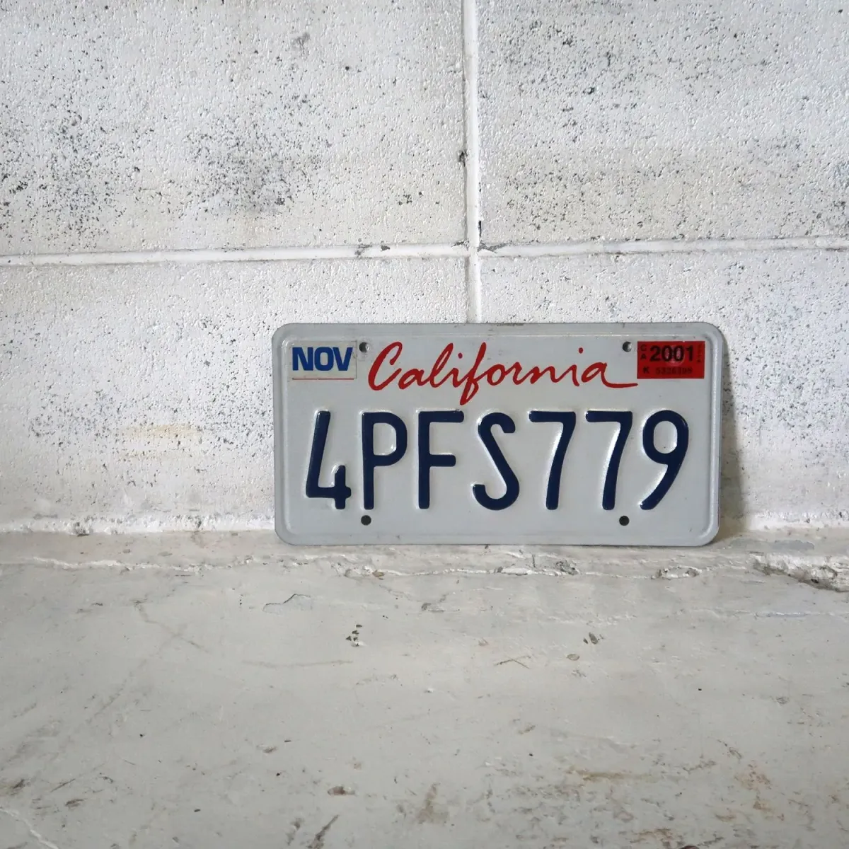 CALIFORNIA USED ナンバープレート ペア