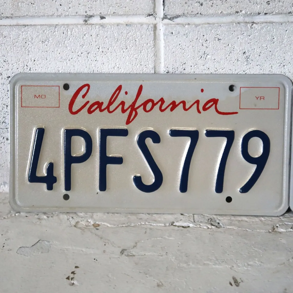 CALIFORNIA USED ナンバープレート ペア