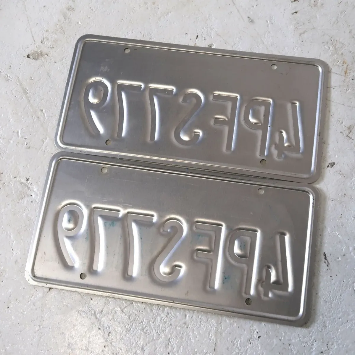 CALIFORNIA USED ナンバープレート ペア