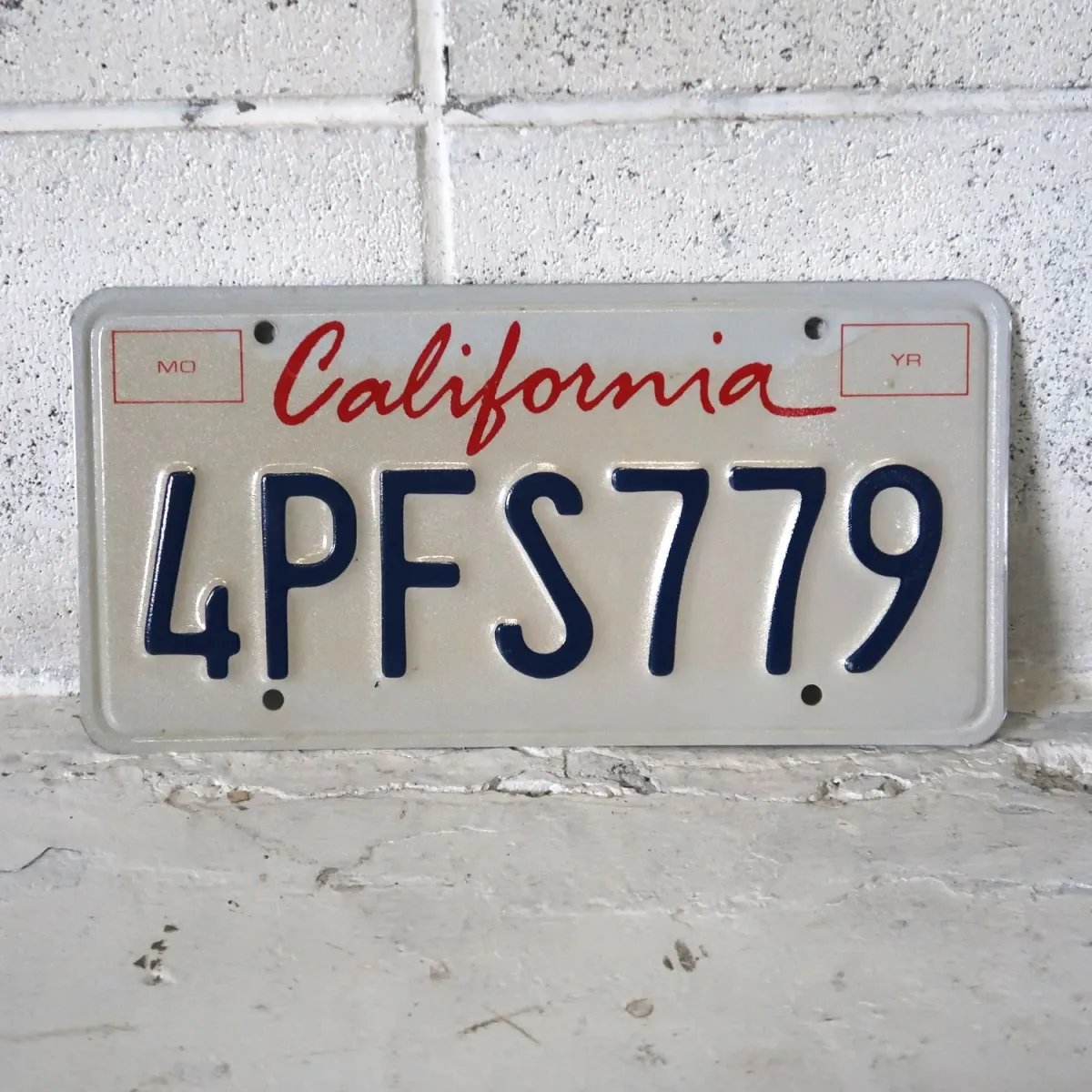 CALIFORNIA USED ナンバープレート ペア