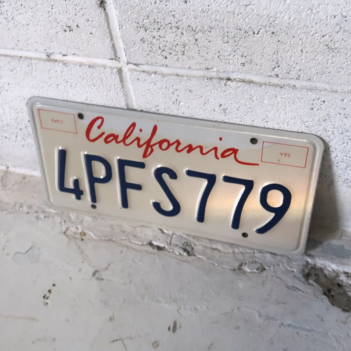 CALIFORNIA USED ナンバープレート ペア