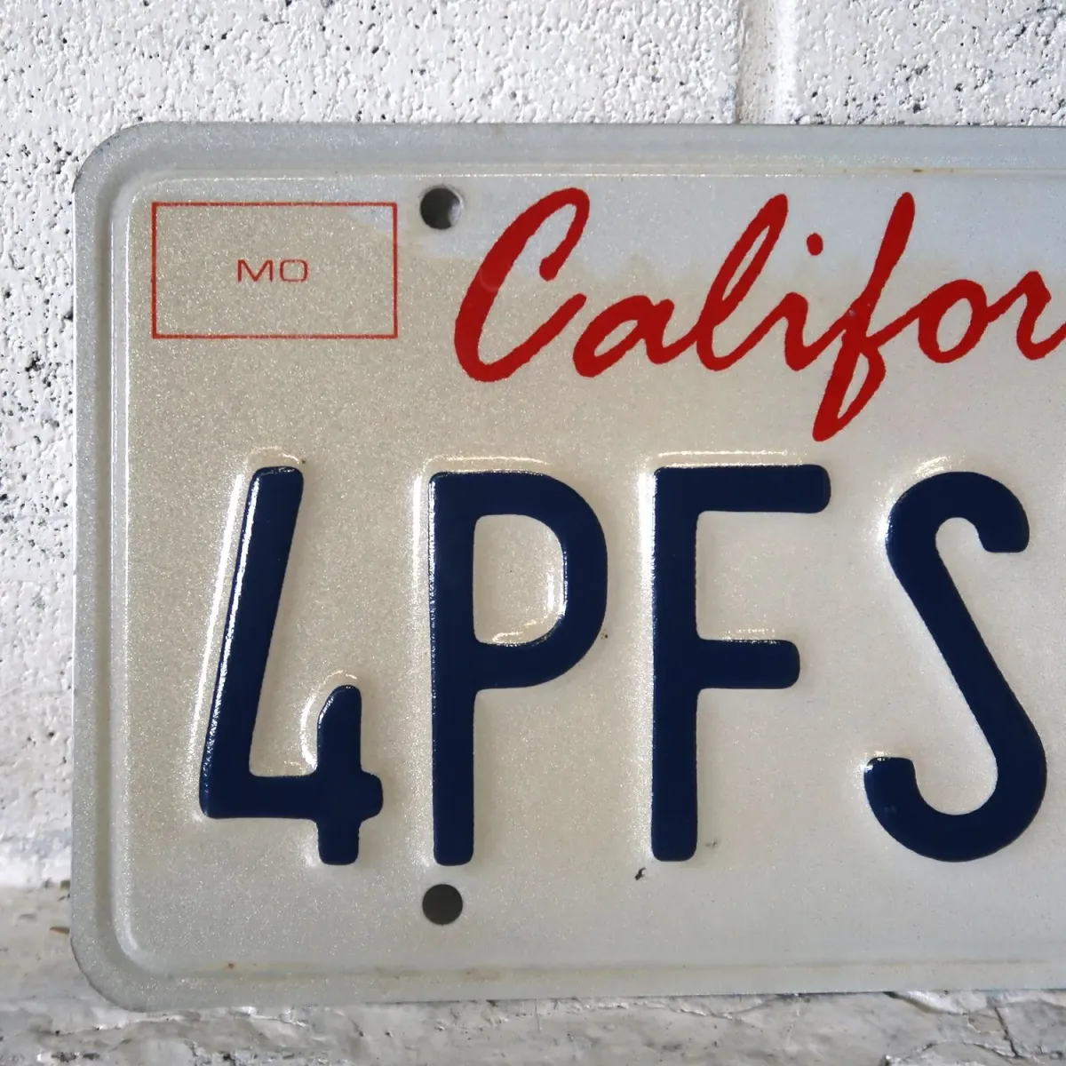 CALIFORNIA USED ナンバープレート ペア