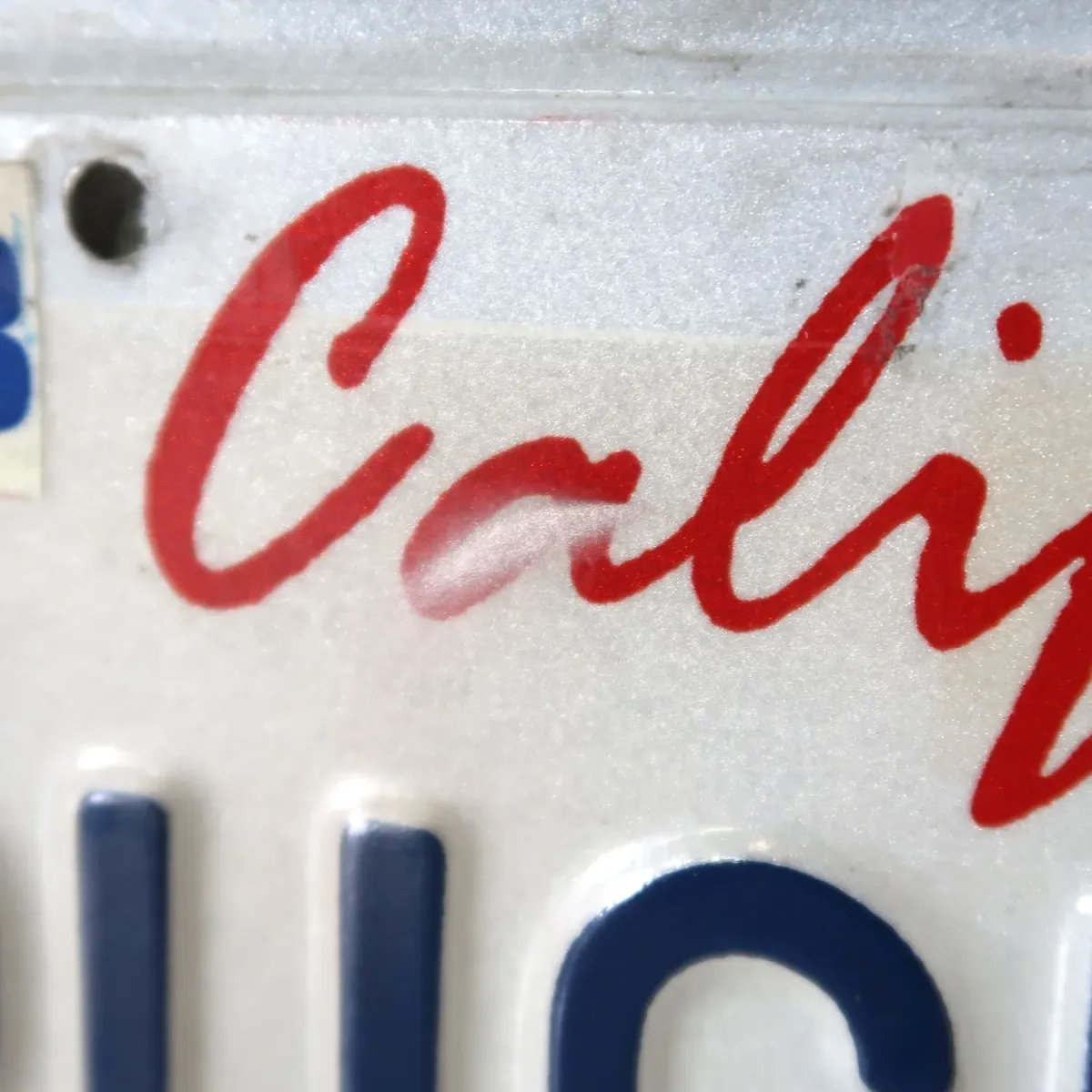 CALIFORNIA USED ナンバープレート ペア