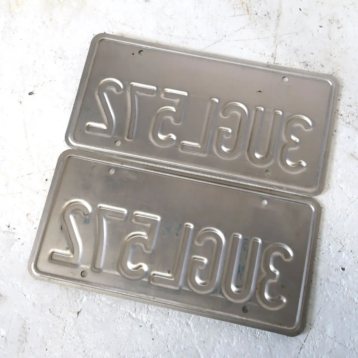 CALIFORNIA USED ナンバープレート ペア