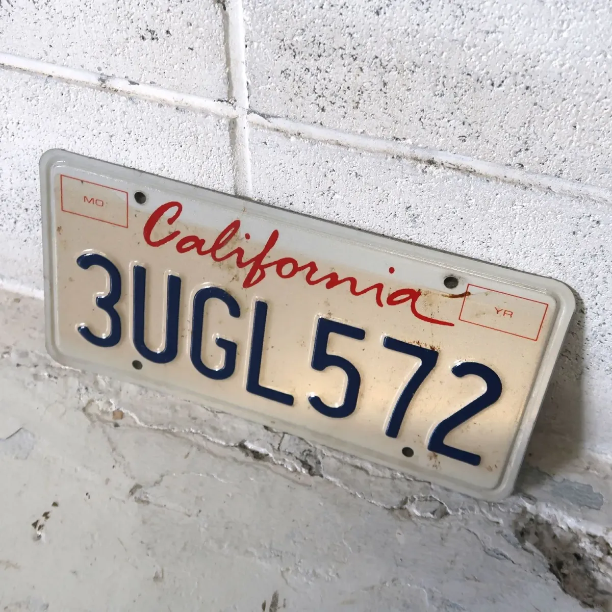 CALIFORNIA USED ナンバープレート ペア