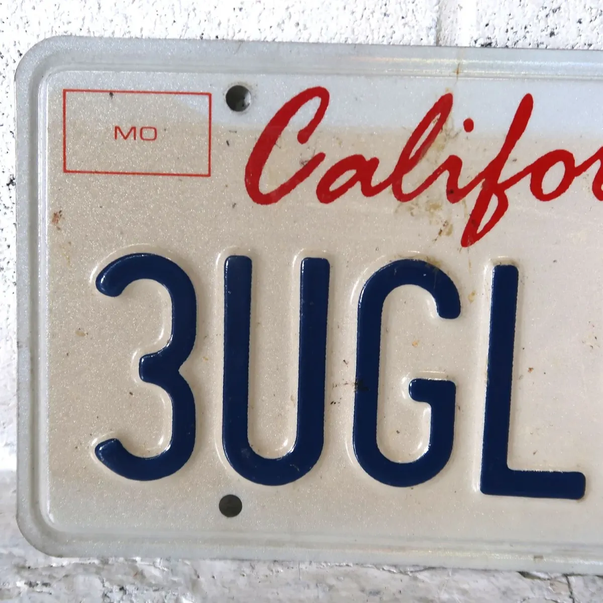 CALIFORNIA USED ナンバープレート ペア