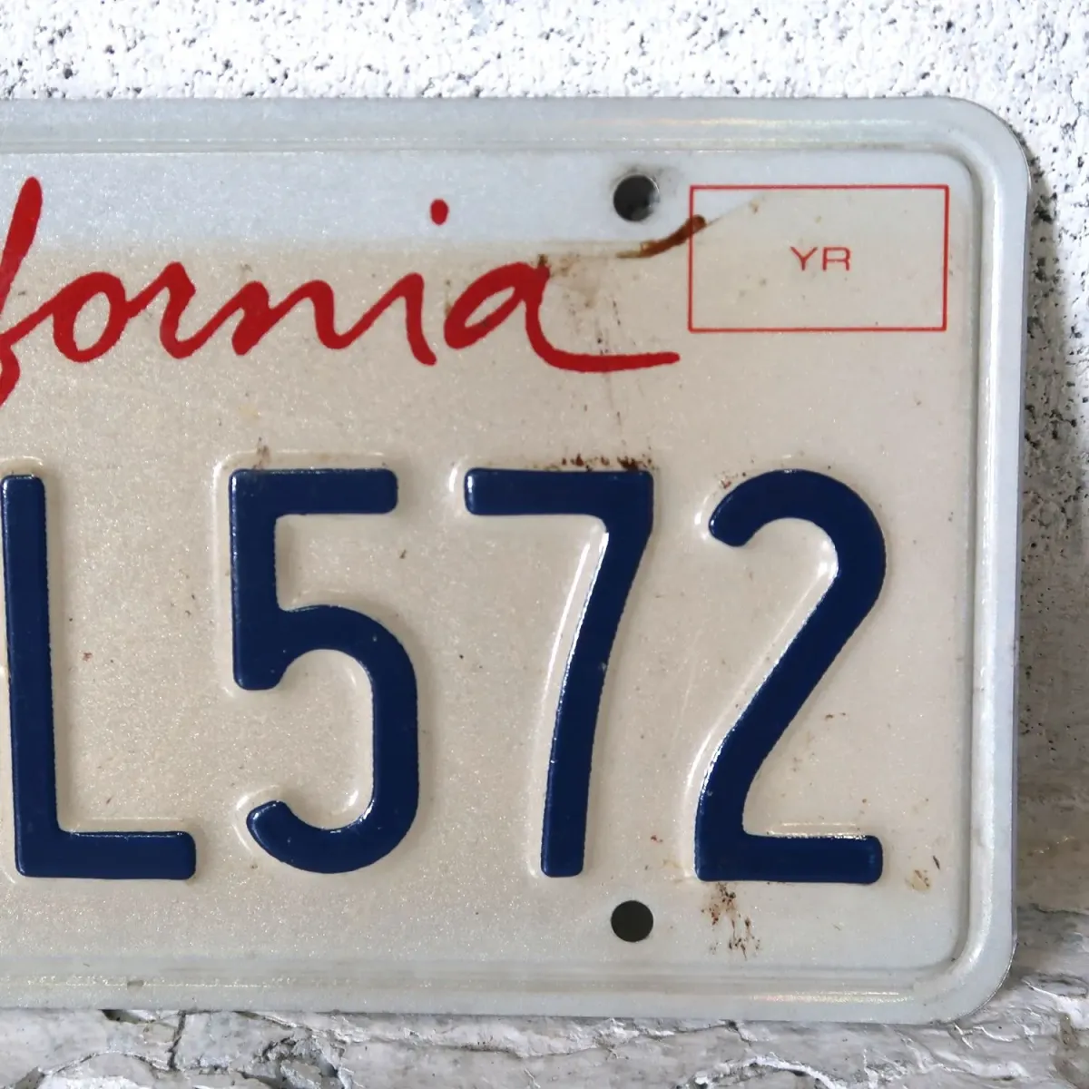 CALIFORNIA USED ナンバープレート ペア