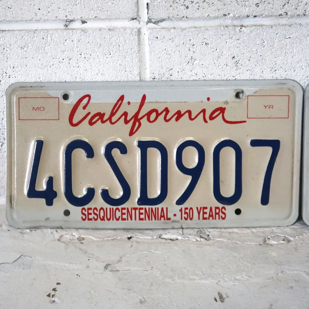 CALIFORNIA USED ナンバープレート ペア