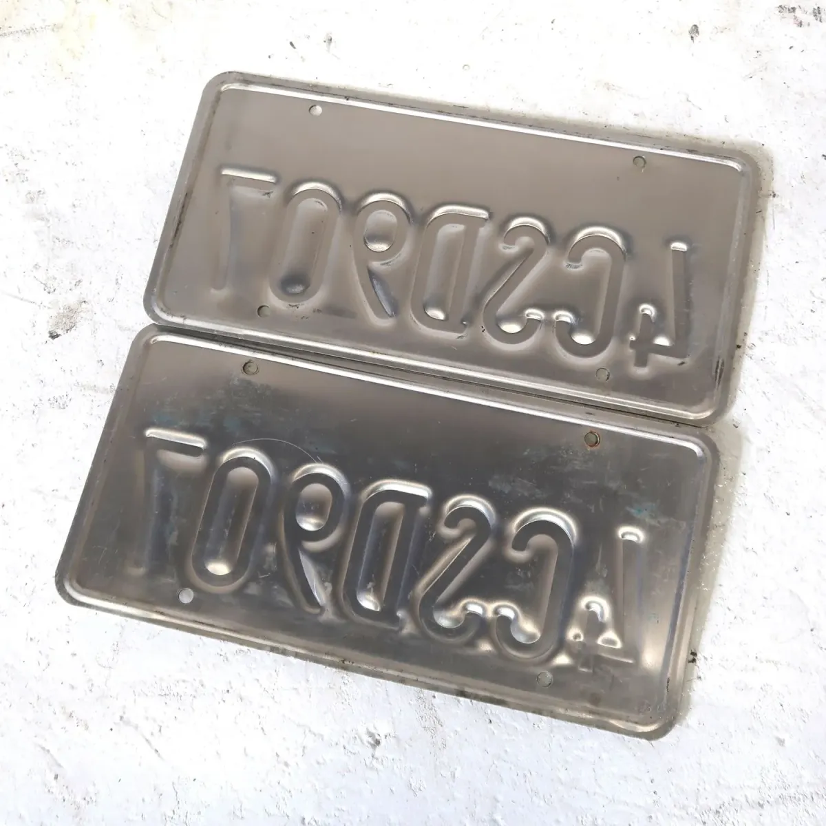 CALIFORNIA USED ナンバープレート ペア