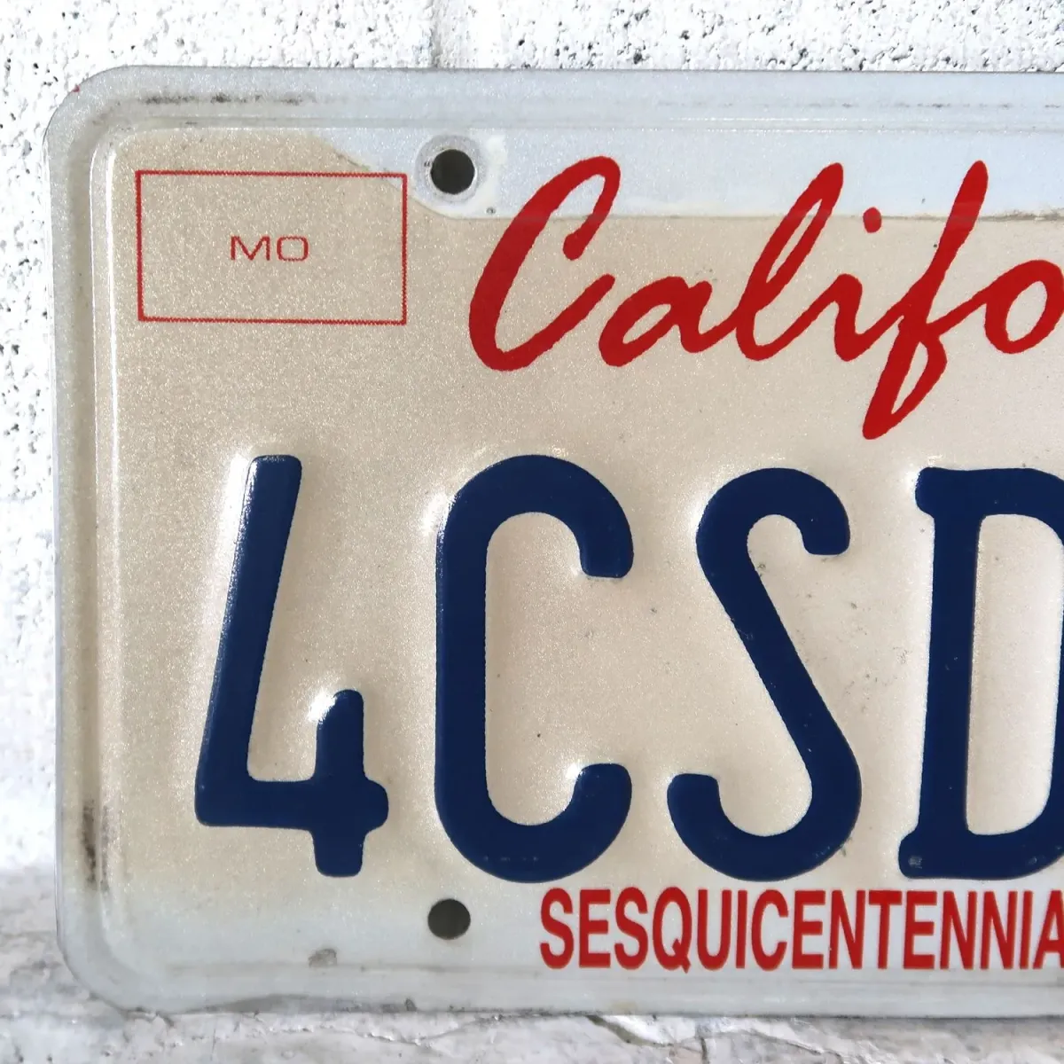 CALIFORNIA USED ナンバープレート ペア