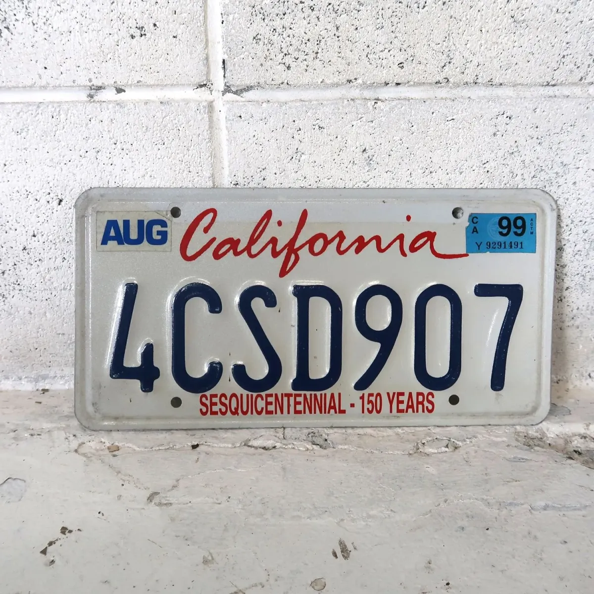 CALIFORNIA USED ナンバープレート ペア