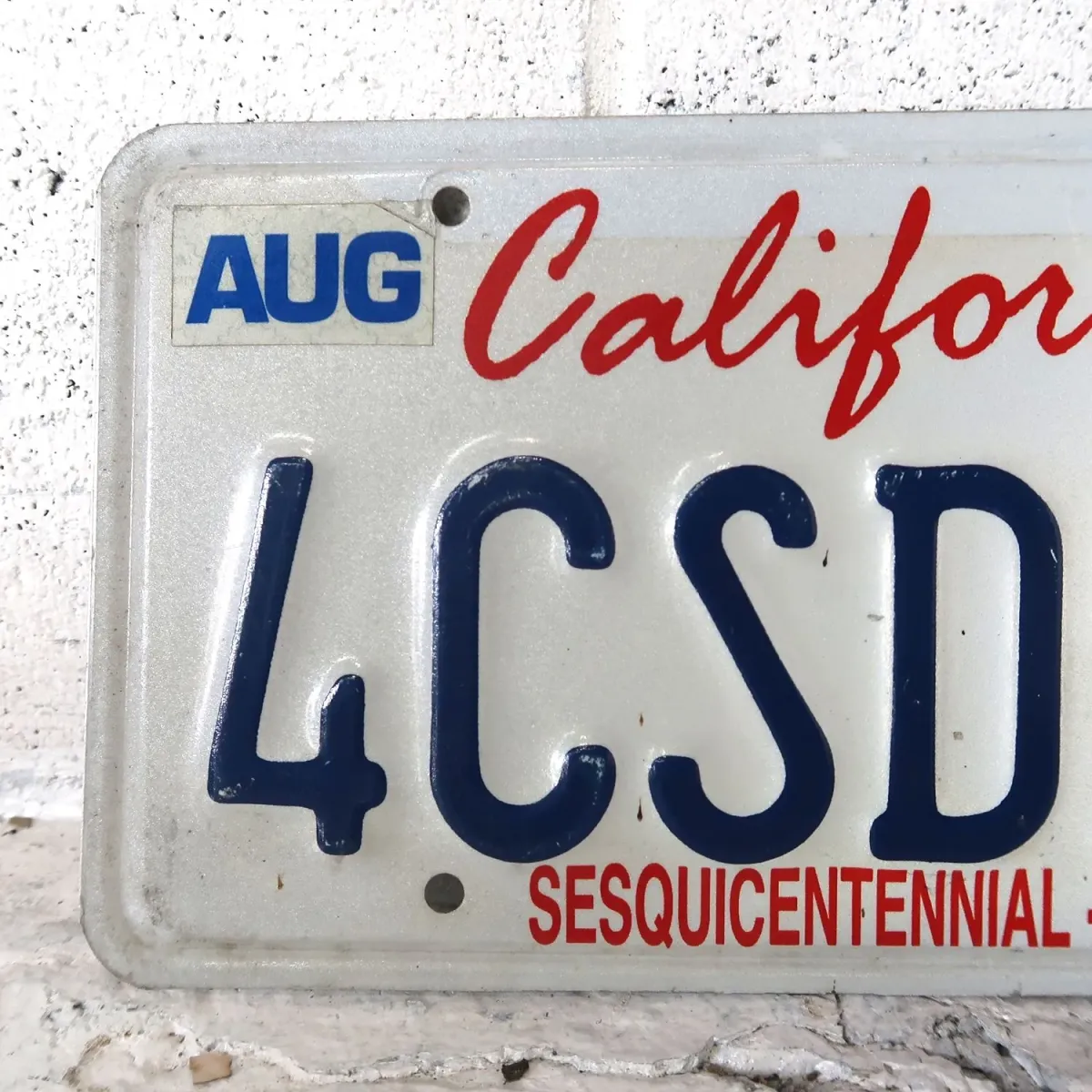 CALIFORNIA USED ナンバープレート ペア