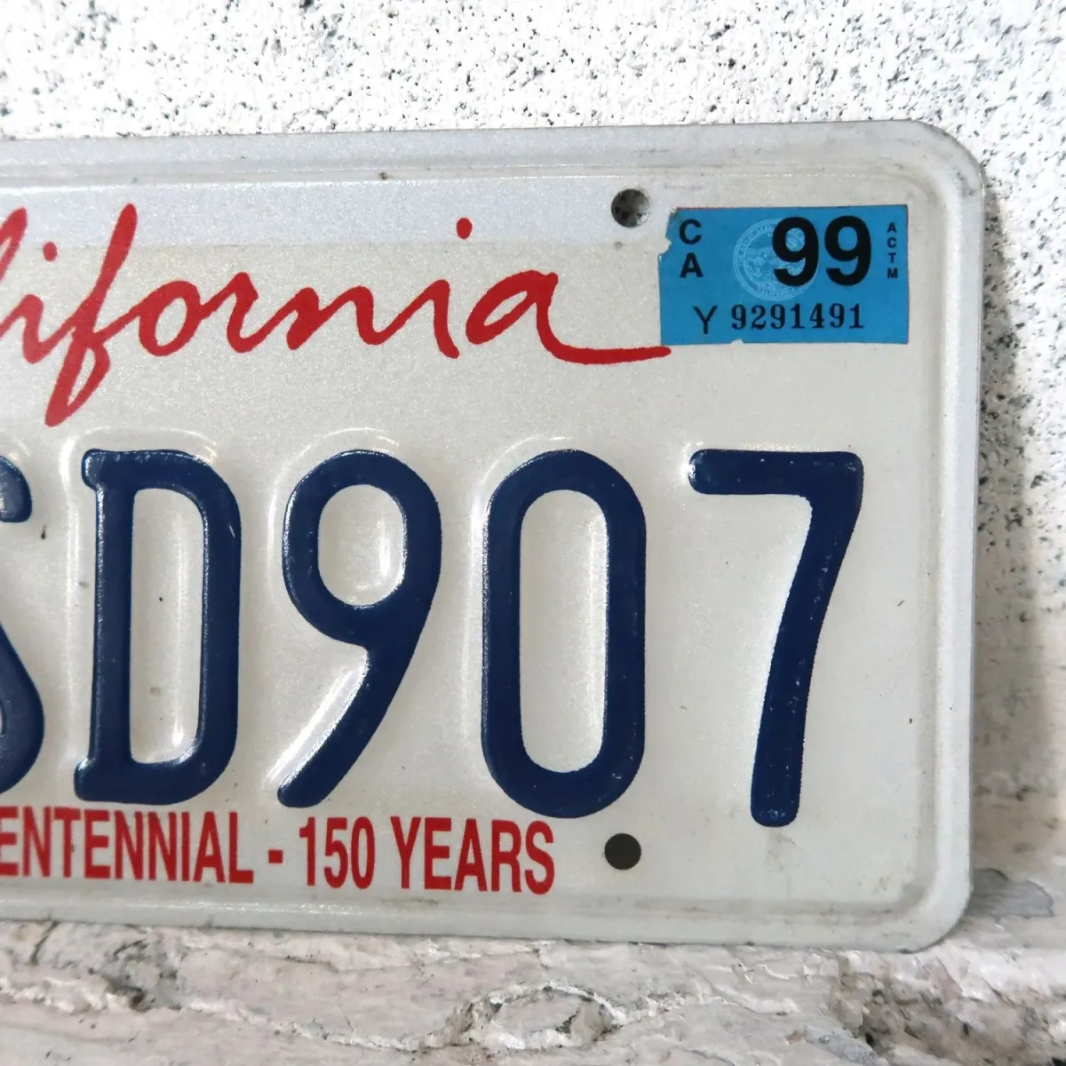 CALIFORNIA USED ナンバープレート ペア