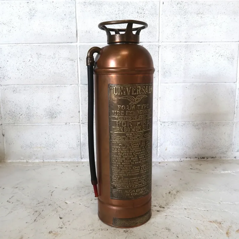 ビンテージ 消火器 銅×真鍮