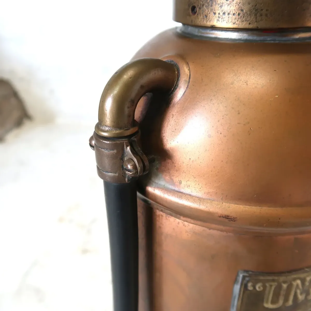 ビンテージ 消火器 銅×真鍮