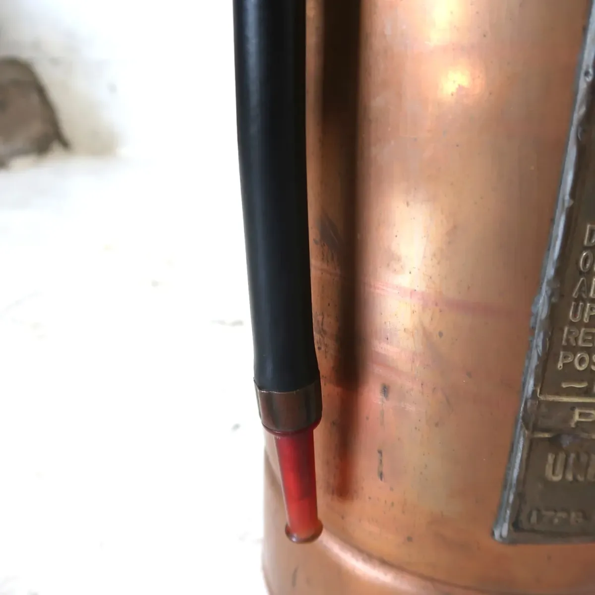 ビンテージ 消火器 銅×真鍮