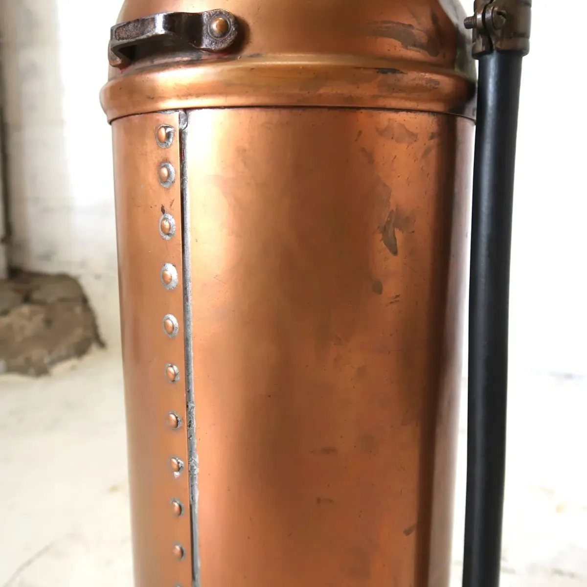 ビンテージ 消火器 銅×真鍮