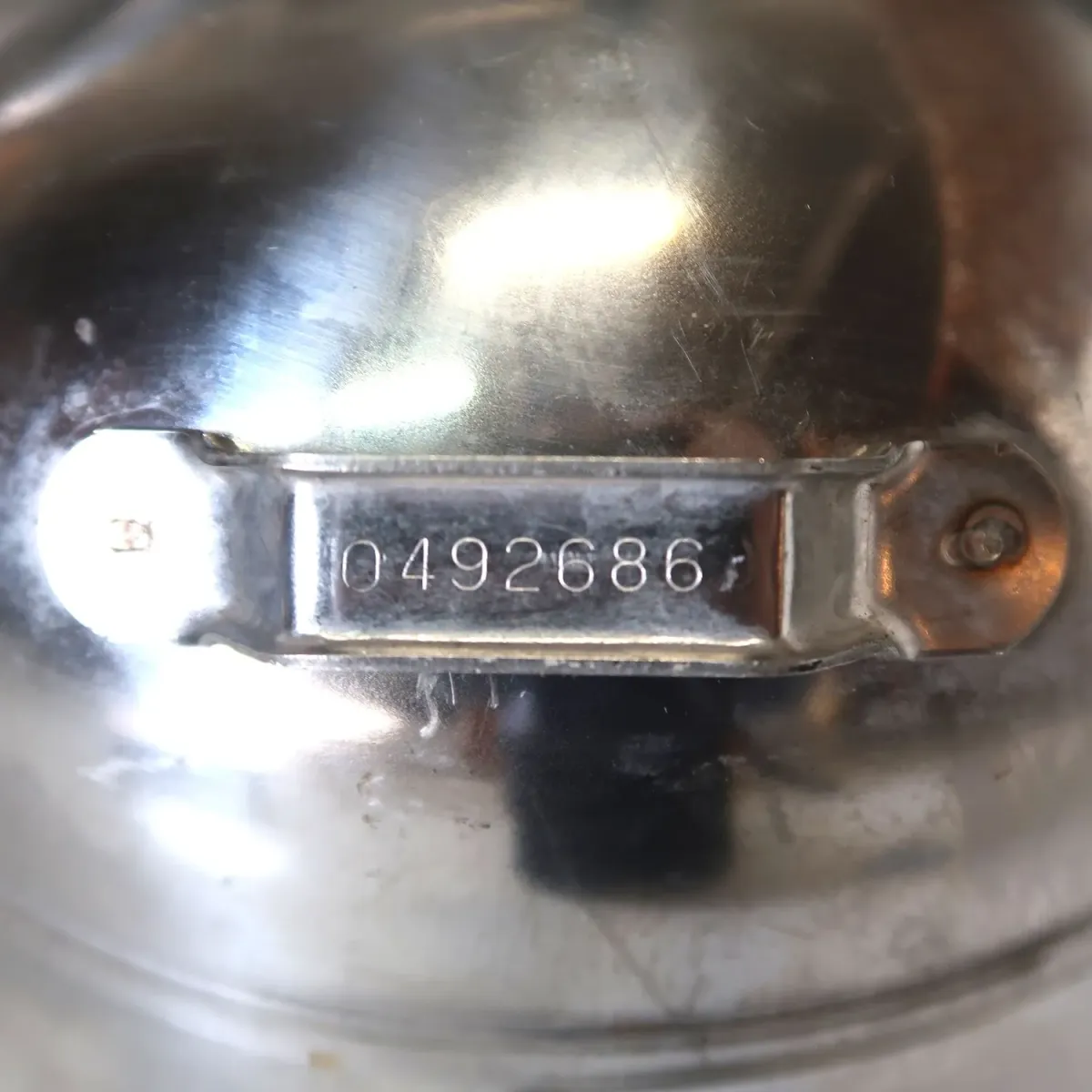 ビンテージ 消火器 クロムメッキ