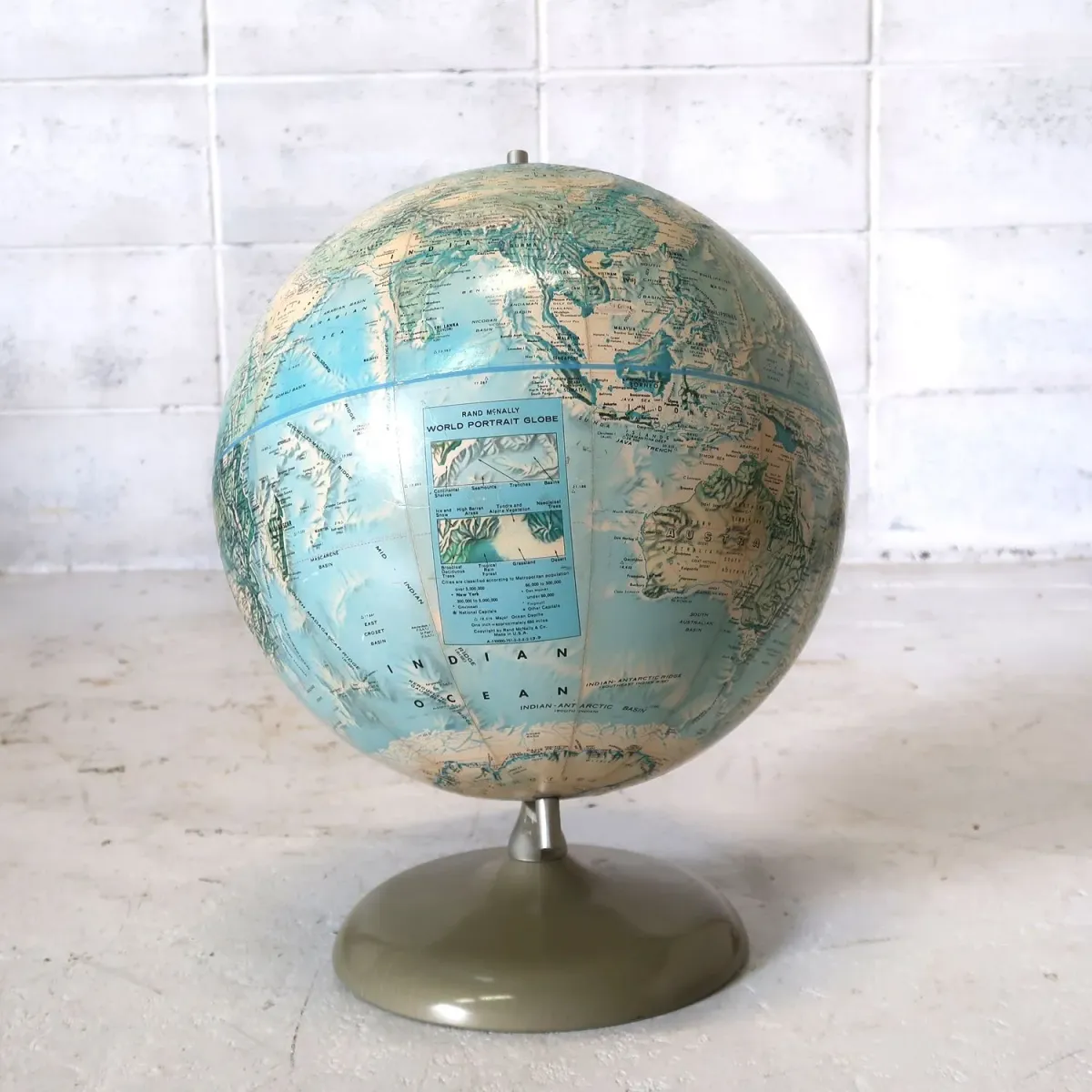 RAND McNALLY社 ビンテージ 地球儀