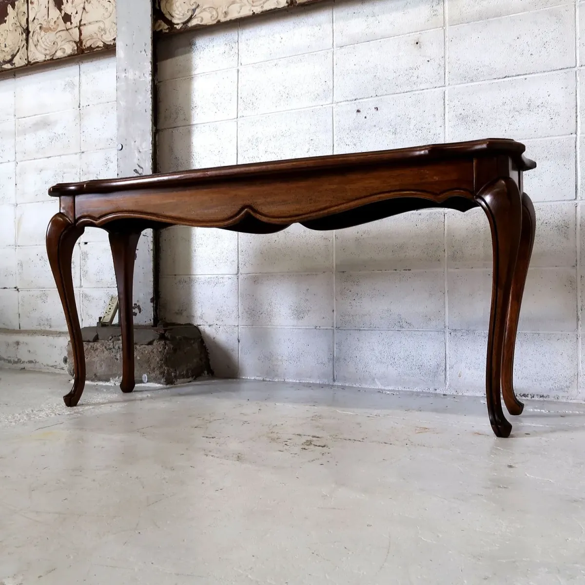 アンティーク ウッドコンソールテーブル