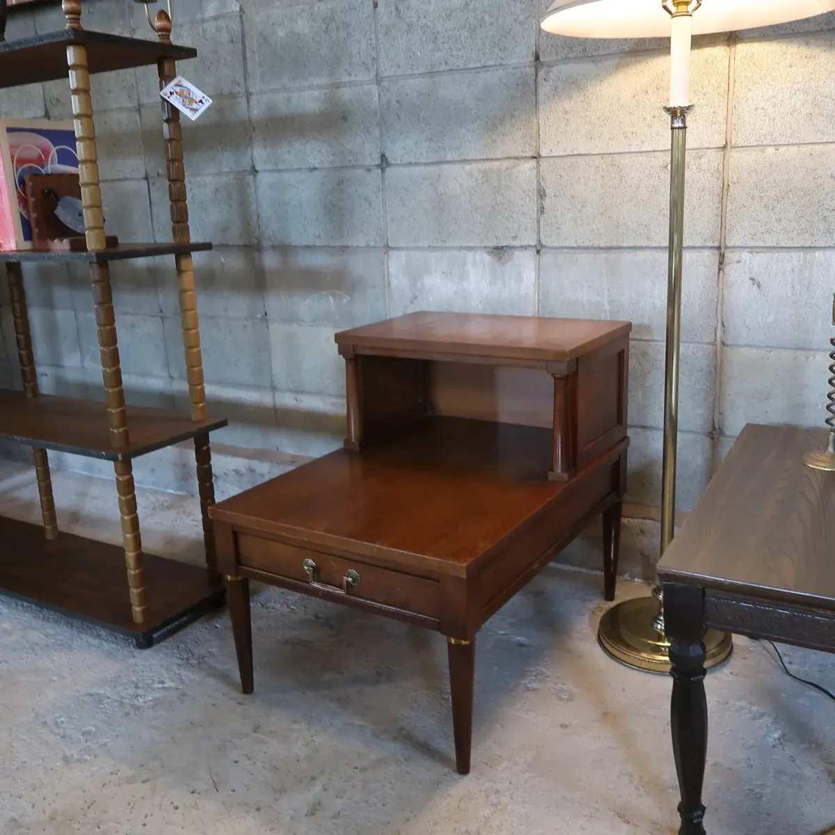 アンティーク ステップエンドテーブル