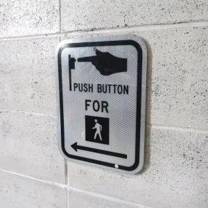 PUSH BUTTON ロードサイン