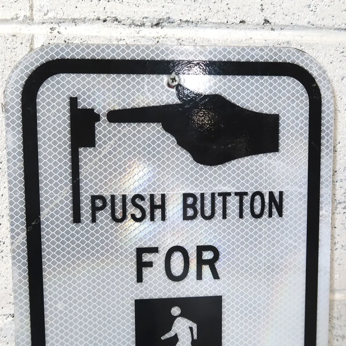 PUSH BUTTON ロードサイン