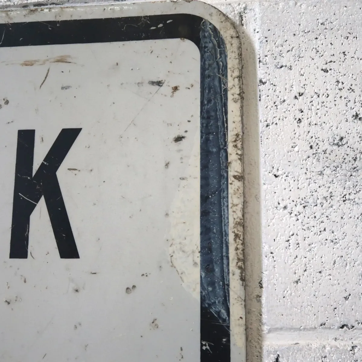 SIDEWALK CLOSED ロードサイン