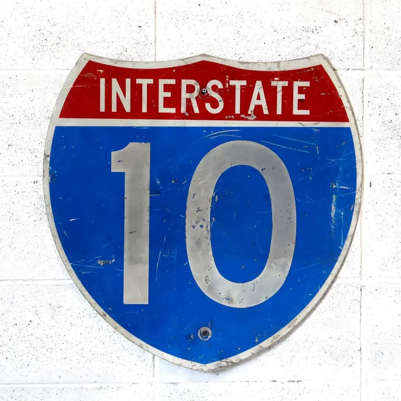INTERSTATE CALIFORNIA 10 ロードサイン