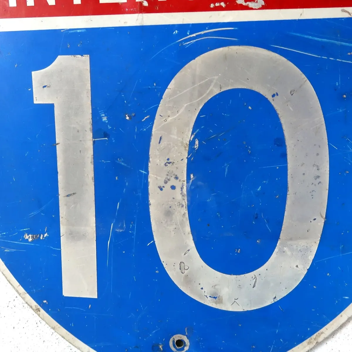 INTERSTATE CALIFORNIA 10 ロードサイン
