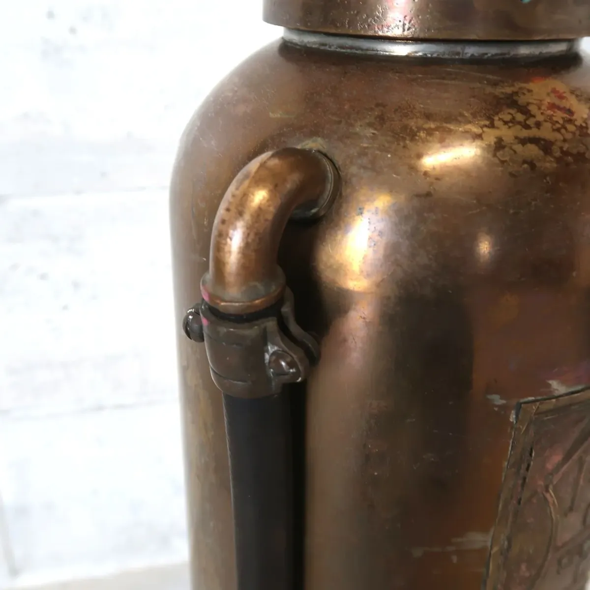 ビンテージ 消火器 銅×真鍮